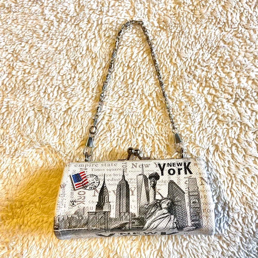 Adorable Little Purse for a Young Girl, Polyester, New No Tags, Chain Handle